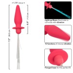 CALEXOTICS  LÕUNAVALGUSED VALGUSTAVAD ANAL PISTIKU 10 VIBRATSIOONI SILIKOONROOSA